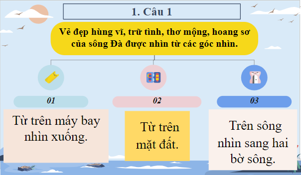 Giáo án điện tử bài Vẻ đẹp của sông Đà | PPT Văn 9 Chân trời sáng tạo