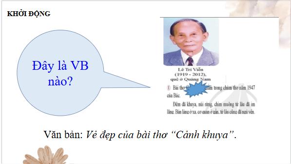 Giáo án điện tử bài Về truyện: Làng của Kim Lân | PPT Văn 9 Cánh diều