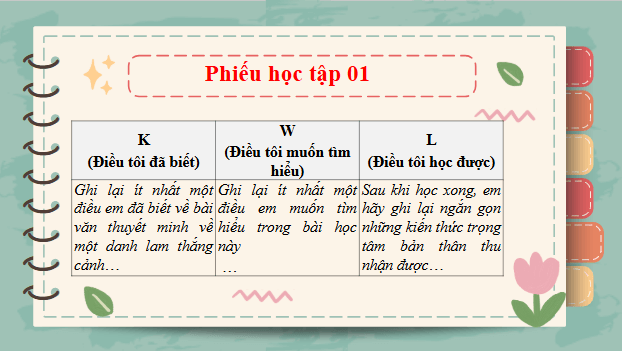 Giáo án điện tử bài Viết văn bản thuyết minh về một danh lam thắng cảnh | PPT Văn 9 Cánh diều