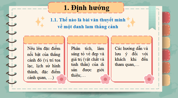 Giáo án điện tử bài Viết văn bản thuyết minh về một danh lam thắng cảnh | PPT Văn 9 Cánh diều