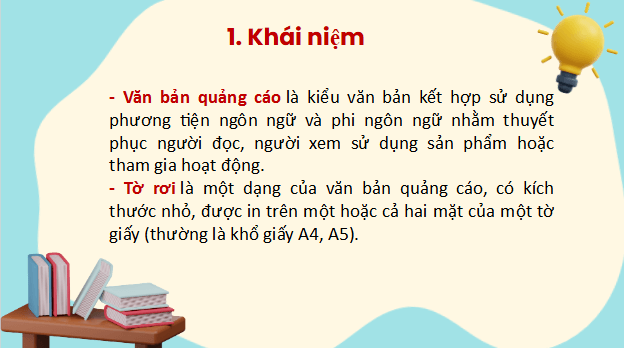 Giáo án điện tử bài Viết văn bản quảng cáo hoặc tờ rơi về một sản phẩm hay một hoạt động | PPT Văn 9 Chân trời sáng tạo