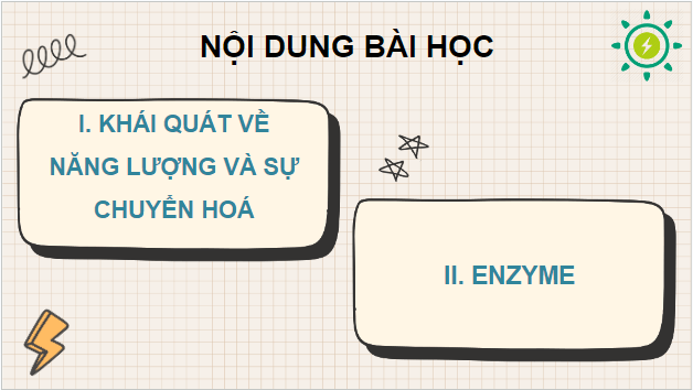 Giáo án điện tử Sinh 10 Kết nối tri thức Bài 13: Khái quát về chuyển hóa vật chất và năng lượng | PPT Sinh học 10