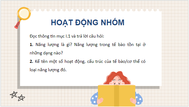 Giáo án điện tử Sinh 10 Kết nối tri thức Bài 13: Khái quát về chuyển hóa vật chất và năng lượng | PPT Sinh học 10