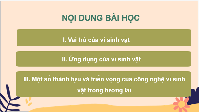 Giáo án điện tử Sinh 10 Kết nối tri thức Bài 22: Vai trò và ứng dụng của vi sinh vật | PPT Sinh học 10