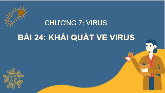 Giáo án điện tử Sinh 10 Kết nối tri thức Bài 24: Khái quát về virus | PPT Sinh học 10