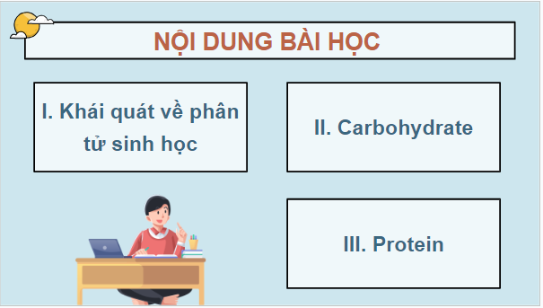 Giáo án điện tử Sinh 10 Cánh diều Bài 6: Các phân tử sinh học | PPT Sinh học 10