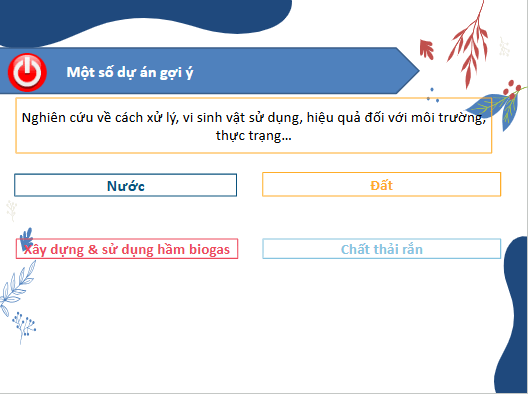 Giáo án điện tử Chuyên đề Sinh 10 Chân trời sáng tạo Bài 13: Dự án: Tìm hiểu về một số thành tựu ứng dụng công nghệ vi sinh vật | PPT Chuyên đề Sinh học 10