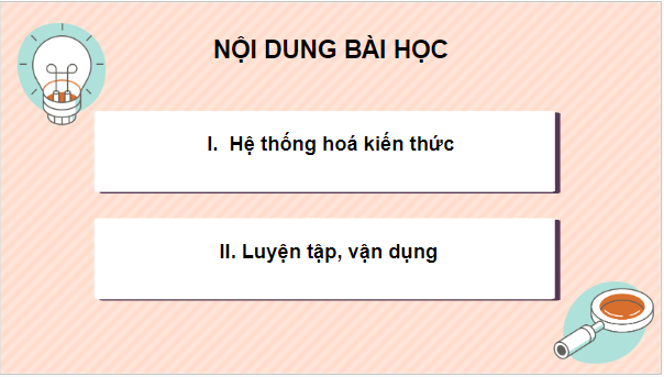 Giáo án điện tử Sinh 10 Chân trời sáng tạo Ôn tập chương 5 | PPT Sinh học 10