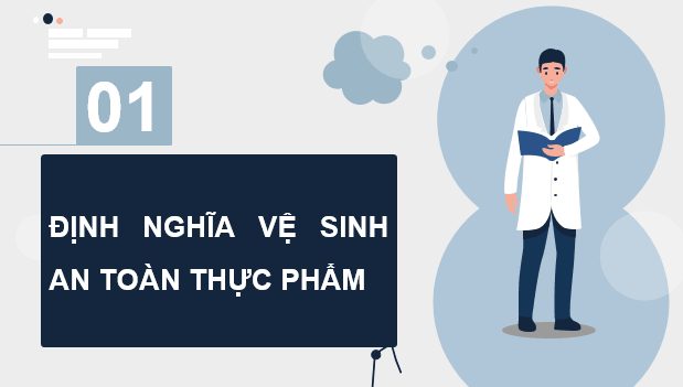 Giáo án điện tử Chuyên đề Sinh 11 Kết nối tri thức Bài 9: Khái quát về vệ sinh an toàn thực phẩm | PPT Chuyên đề Sinh học 11