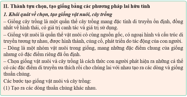 Giáo án Sinh học 12 Kết nối tri thức Bài 16: Tương tác giữa kiểu gene với môi trường và thành tựu chọn giống (ảnh 3)