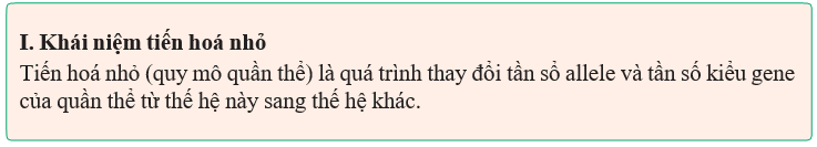 Giáo án Sinh học 12 Kết nối tri thức Bài 21: Học thuyết tiến hoá tổng hợp hiện đại (ảnh 1)