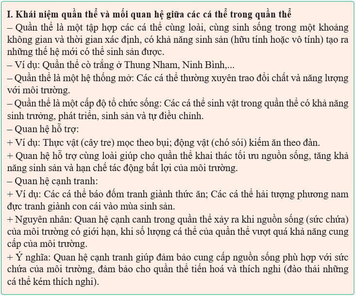 Giáo án Sinh học 12 Kết nối tri thức Bài 24: Sinh thái học quần thể (ảnh 1)