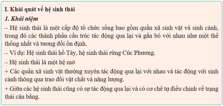 Giáo án Sinh học 12 Kết nối tri thức Bài 28: Hệ sinh thái (ảnh 3)