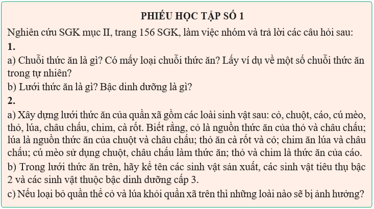 Giáo án Sinh học 12 Kết nối tri thức Bài 29: Trao đổi vật chất và chuyển hoá năng lượng trong hệ sinh thái (ảnh 2)