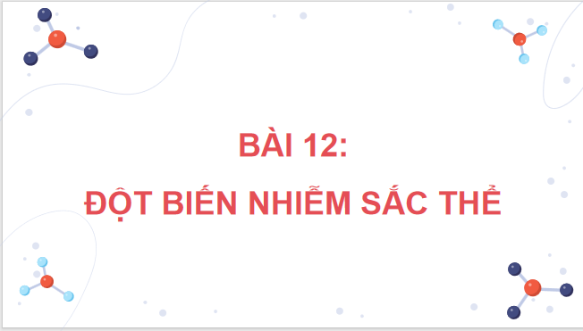 Giáo án điện tử Sinh 12 Kết nối tri thức Bài 12: Đột biến nhiễm sắc thể | PPT Sinh học 12