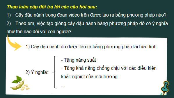 Giáo án điện tử Sinh 12 Chân trời sáng tạo Bài 12: Thành tựu chọn, tạo giống bằng phương pháp lai hữu tính | PPT Sinh học 12