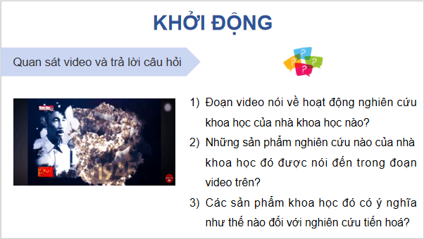 Giáo án điện tử Sinh 12 Chân trời sáng tạo Bài 16: Quan niệm của Darwin về chọn lọc tự nhiên và hình thành loài | PPT Sinh học 12
