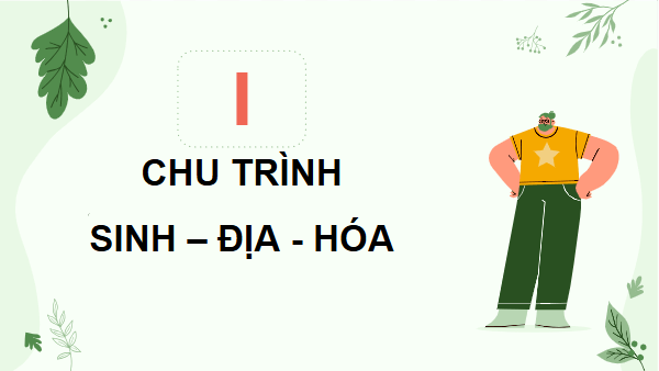Giáo án điện tử Sinh 12 Cánh diều Bài 24: Chu trình sinh - địa - hoá và sinh quyển | PPT Sinh học 12