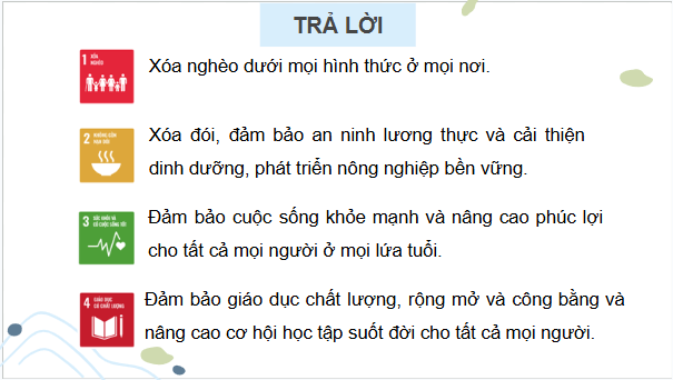 Giáo án điện tử Sinh 12 Cánh diều Bài 26: Phát triển bền vững | PPT Sinh học 12