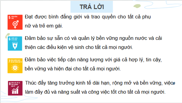 Giáo án điện tử Sinh 12 Cánh diều Bài 26: Phát triển bền vững | PPT Sinh học 12