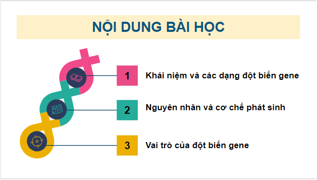 Giáo án điện tử Sinh 12 Kết nối tri thức Bài 4: Đột biến gene | PPT Sinh học 12