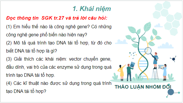 Giáo án điện tử Sinh 12 Kết nối tri thức Bài 5: Công nghệ di truyền | PPT Sinh học 12