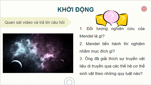 Giáo án điện tử Sinh 12 Chân trời sáng tạo Bài 7: Di truyền học Mendel và mở rộng học thuyết Mendel | PPT Sinh học 12