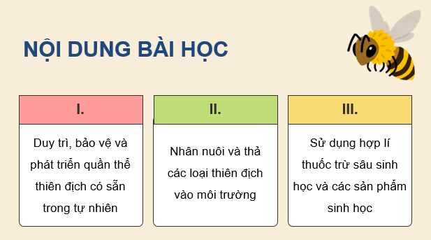 Giáo án điện tử Chuyên đề Sinh 12 Kết nối tri thức Bài 6: Biện pháp kiểm soát sinh học | PPT Chuyên đề Sinh học 12