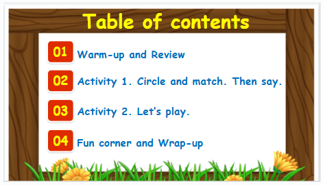 Giáo án điện tử Tiếng Anh lớp 1 Global Success Fun time 2 | PPT Tiếng Anh lớp 1