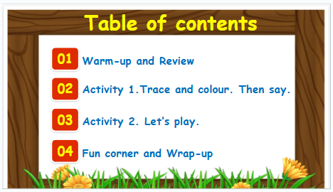 Giáo án điện tử Tiếng Anh lớp 1 Global Success Fun time 4 | PPT Tiếng Anh lớp 1