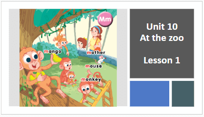 Giáo án điện tử Tiếng Anh lớp 1 Global Success Unit 10 Lesson 1 | PPT Tiếng Anh lớp 1