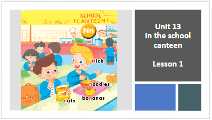 Giáo án điện tử Tiếng Anh lớp 1 Global Success Unit 13 Lesson 1 | PPT Tiếng Anh lớp 1