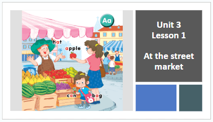 Giáo án điện tử Tiếng Anh lớp 1 Global Success Unit 3 Lesson 1 | PPT Tiếng Anh lớp 1
