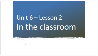 Giáo án điện tử Tiếng Anh lớp 1 Global Success Unit 6 Lesson 2 | PPT Tiếng Anh lớp 1