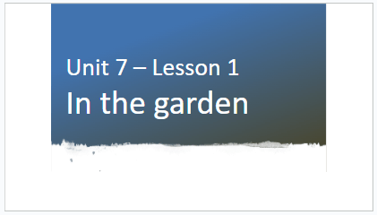 Giáo án điện tử Tiếng Anh lớp 1 Global Success Unit 7 Lesson 1 | PPT Tiếng Anh lớp 1