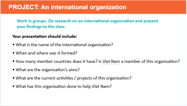 Giáo án điện tử Tiếng Anh 10 Global Success Unit 7 Project | PPT Tiếng Anh 10