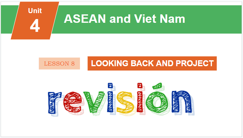 Giáo án điện tử Tiếng Anh 11 Global Success Unit 4 Looking Back | PPT Tiếng Anh 11