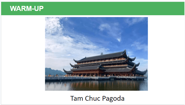 Giáo án điện tử Tiếng Anh 11 Global Success Unit 6 Getting Started | PPT Tiếng Anh 11