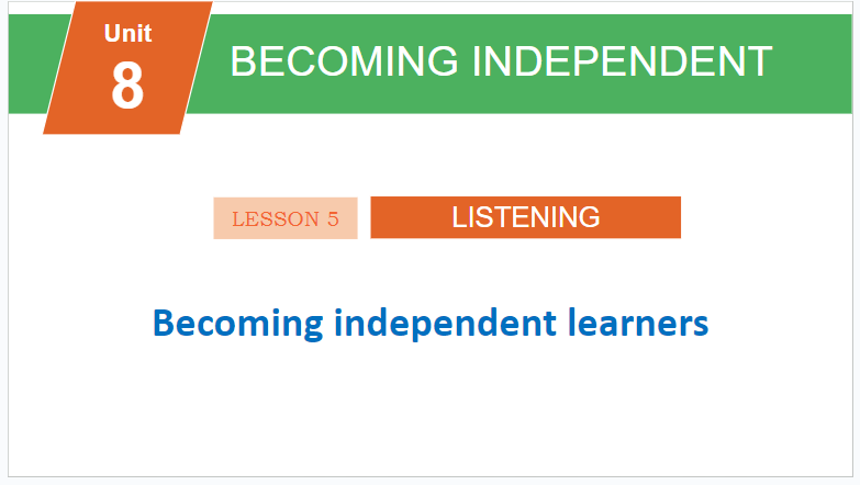 Giáo án điện tử Tiếng Anh 11 Global Success Unit 8 Listening | PPT Tiếng Anh 11