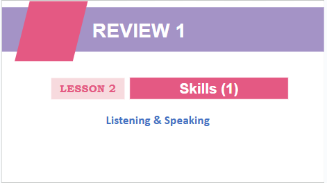 Giáo án điện tử Tiếng Anh 12 Global Success Review 1 Skills | PPT Tiếng Anh 12