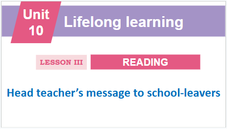 Giáo án điện tử Tiếng Anh 12 Global Success Unit 10 Reading | PPT Tiếng Anh 12