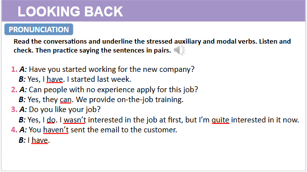 Giáo án điện tử Tiếng Anh 12 Global Success Unit 5 Looking Back | PPT Tiếng Anh 12
