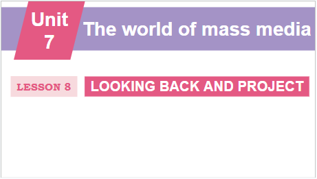 Giáo án điện tử Tiếng Anh 12 Global Success Unit 7 Looking Back | PPT Tiếng Anh 12
