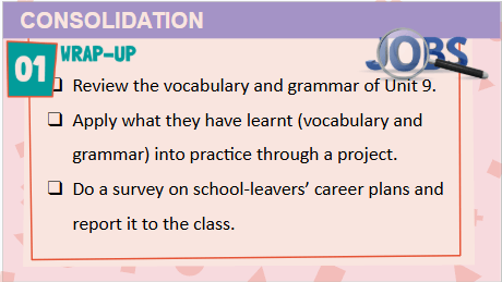 Giáo án điện tử Tiếng Anh 12 Global Success Unit 9 Project | PPT Tiếng Anh 12