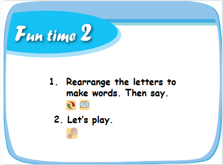 Giáo án điện tử Tiếng Anh lớp 2 Global Success Fun time 2 | PPT Tiếng Anh lớp 2