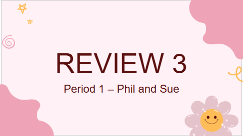 Giáo án điện tử Tiếng Anh lớp 2 Global Success Review 3 Phil and Sue | PPT Tiếng Anh lớp 2