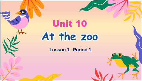 Giáo án điện tử Tiếng Anh lớp 2 Global Success Unit 10 Lesson 1 | PPT Tiếng Anh lớp 2