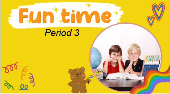 Giáo án điện tử Tiếng Anh lớp 3 Global Success Fun time trang 42 | PPT Tiếng Anh lớp 3