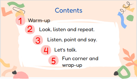 Giáo án điện tử Tiếng Anh lớp 3 Global Success Unit 1 Lesson 2 | PPT Tiếng Anh lớp 3
