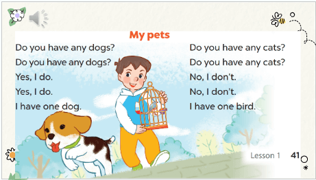 Giáo án điện tử Tiếng Anh lớp 3 Global Success Unit 16 Lesson 2 | PPT Tiếng Anh lớp 3